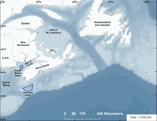 Grand Manan Basin and Roseway Basin