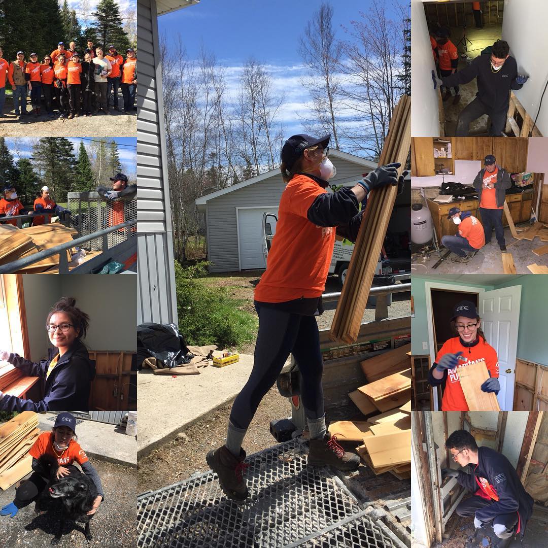 CCC group 2 participants volunteer New Brunswick flood vicitms