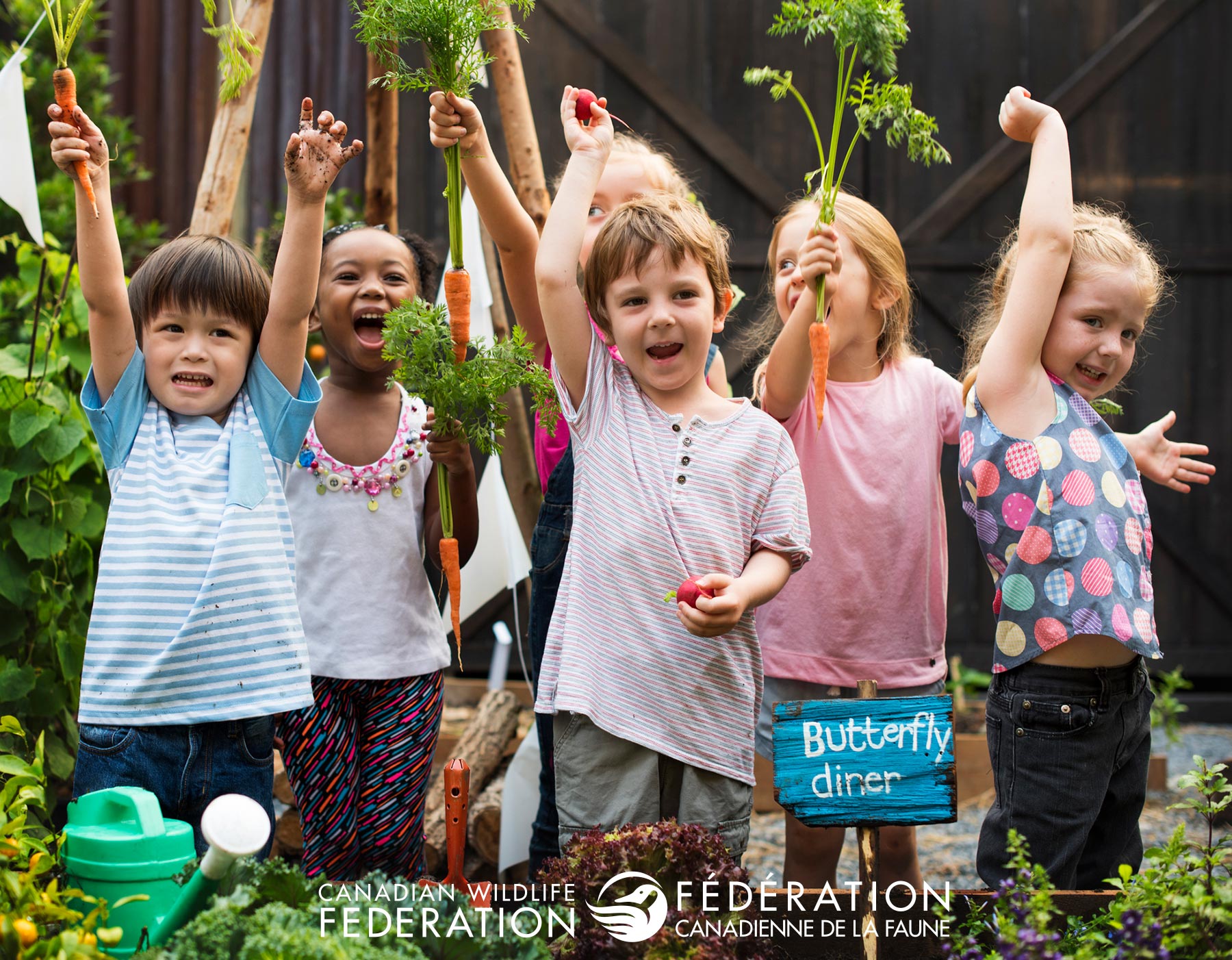 Kids gardening