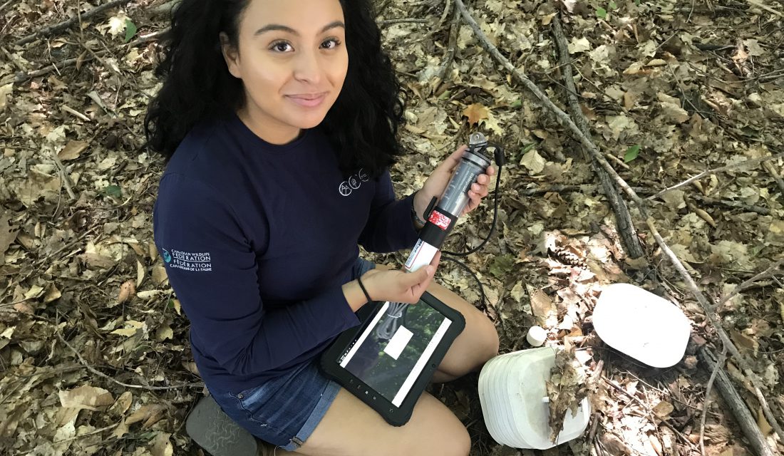 Alex Falla during field learning