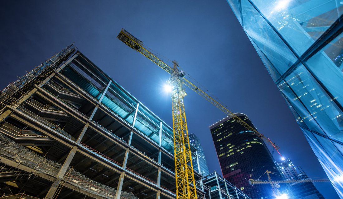 het licht van de bouw kan het voedings-of fokgedrag van soorten verstoren