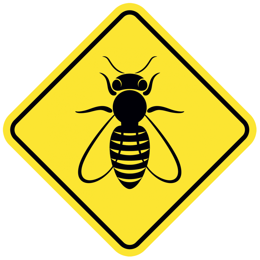 bee danger illustration