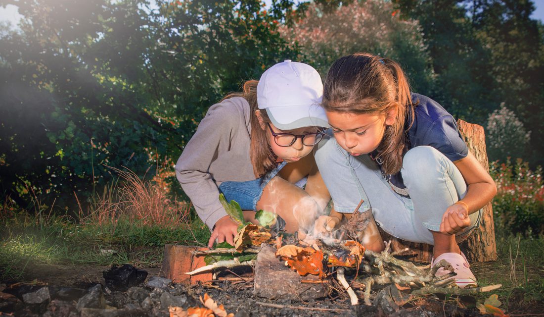 cookout girls campfire