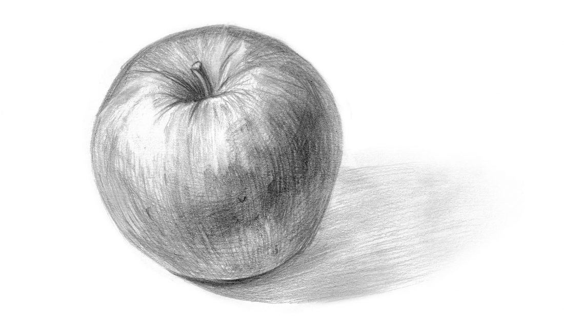 apple shading sketch