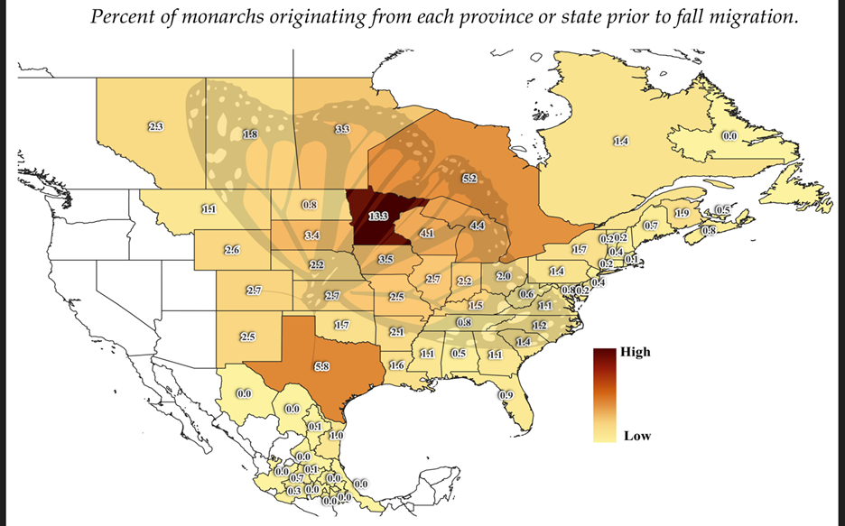 Winter Monarch Butterfly Population Numbers Released And It S Not   Monarch Map 2 